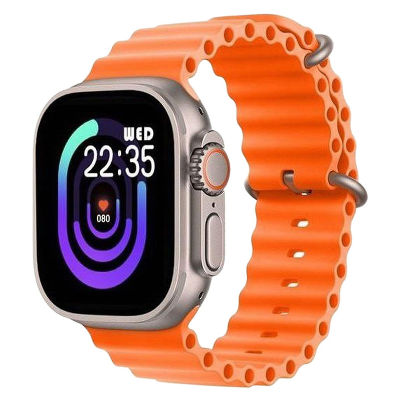 ساعت هوشمند مدل T1000ULTRA ORIG دارای قابلیت های صفحه نمایش لمسی، صفحه نمایش رنگی بند سیلیکون